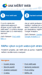 Mobile Screenshot of jakmeritweb.cz